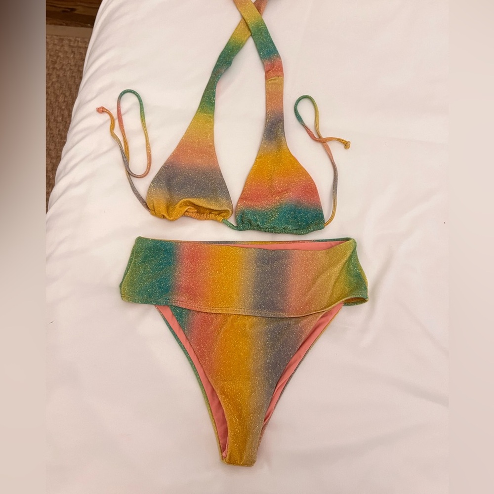 Gianni Bini Malibu Skies Lurex Bikini